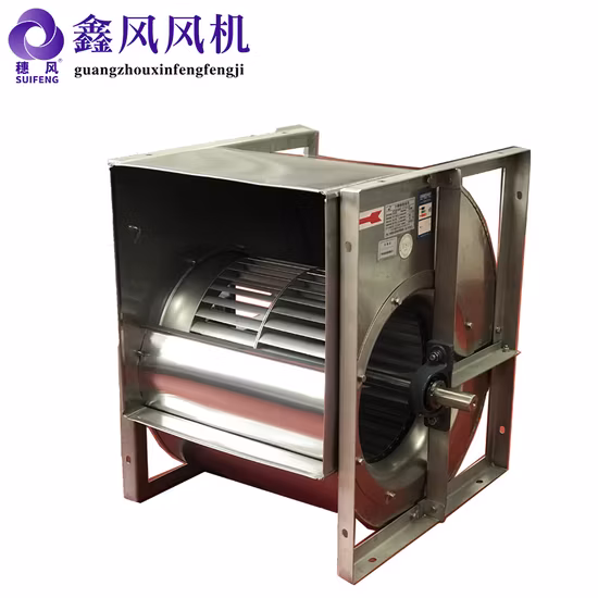 250mm AC 115V 230V 환기 원심 덕트 팬 앞으로 곡선 원심 팬 임펠러