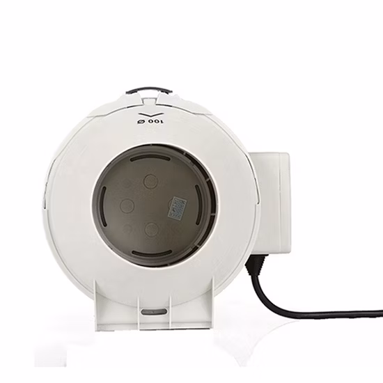 8인치 SAA 2단 속도 혼합 흐름 자동 인라인 덕트 팬