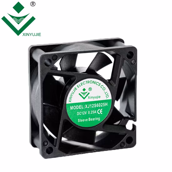 60X60X25mm DC 냉각 뜨거운 플라스틱 원심 미니 USB 팬 중국산